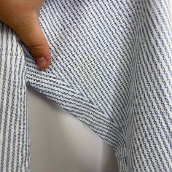 Ralph Lauren Blaire 100% Cotton stripped LS button up men's shirt size Large - Picture 8 of 15